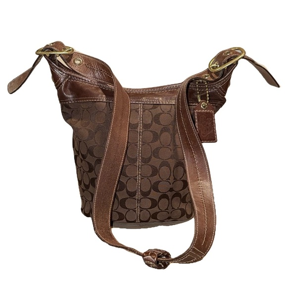 Coach Handbags - Vintage Coach Bleecker Signature Duffle Bucket Hobo Bag